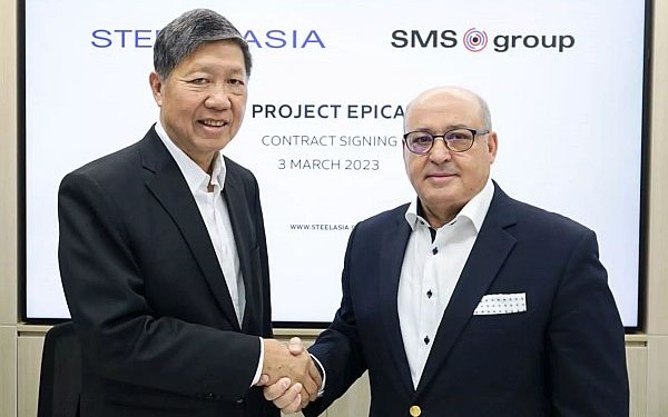 SMS group modernisiert Stahlwerk von SteelAsia in Calaca
