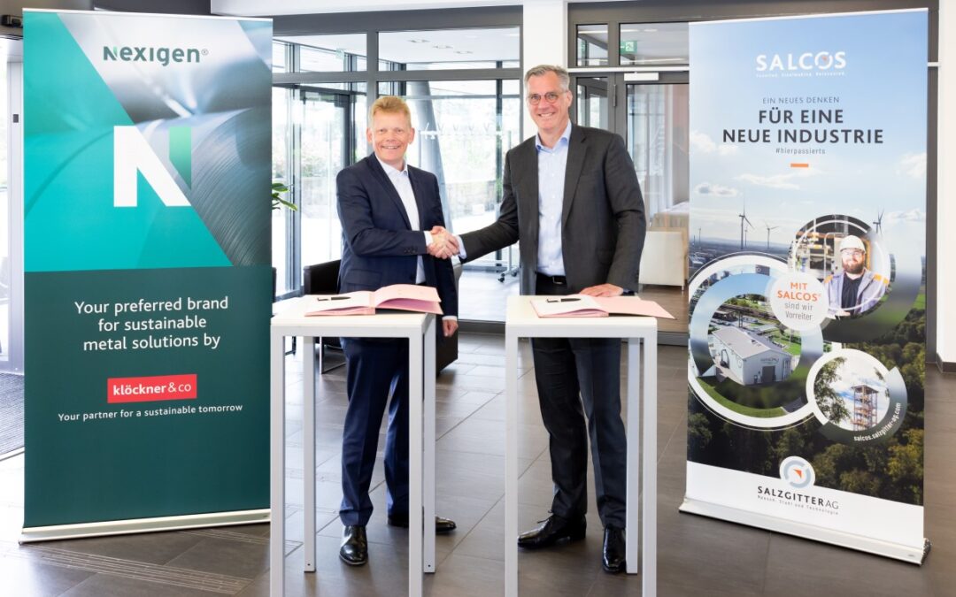 Klöckner & Co und Salzgitter-Konzern schließen Partnerschaft für die Transformation hin zu einer grünen Stahlindustrie