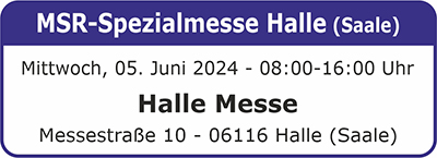 MSR-Spezialmesse Halle (Saale)