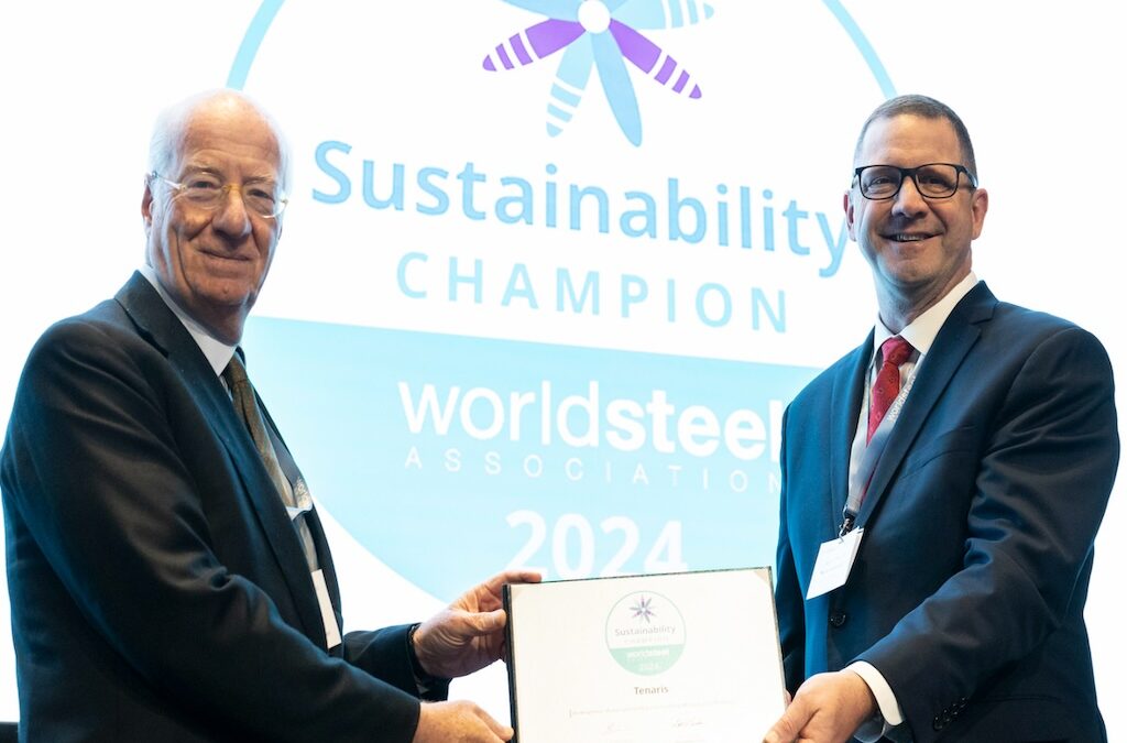 Tenaris recognized for sustainability initiatives among global steel companies
