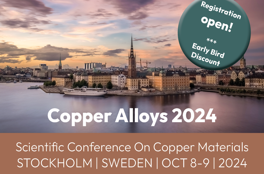 Copper Alloys: Internationale Kupfer-Tagung in Stockholm